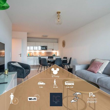 *Disneyland-Paris* 7Pers, Wifi, Netflix, Parking Serris Extérieur photo